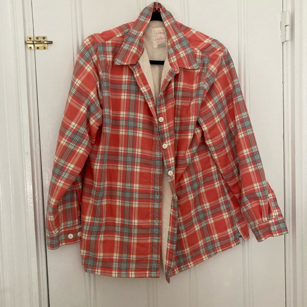 LLBEAN cotton winter shirt in excellent used condition